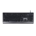 Keyboard CoolBox COO-TEC04DNI Black Spanish Qwerty