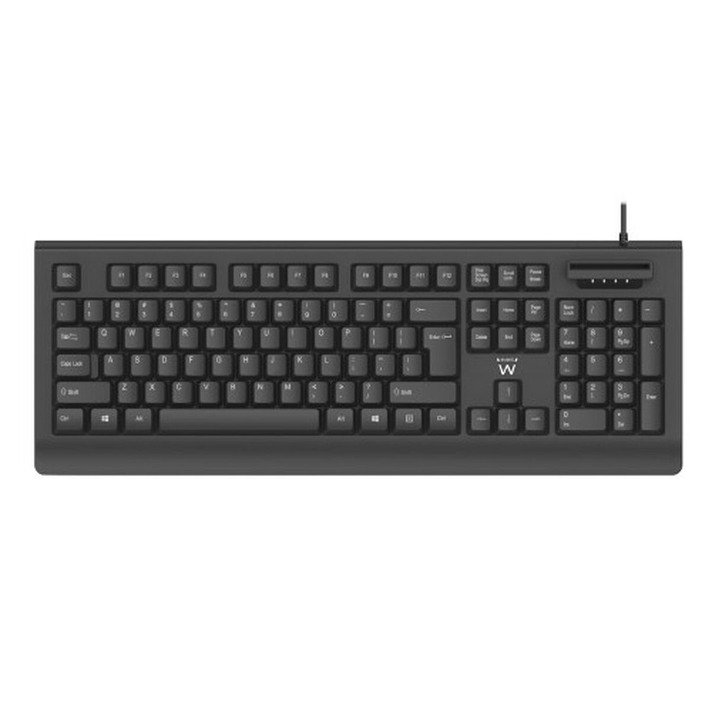 Teclado Ewent EW3286 Negro Qwerty Español QWERTY