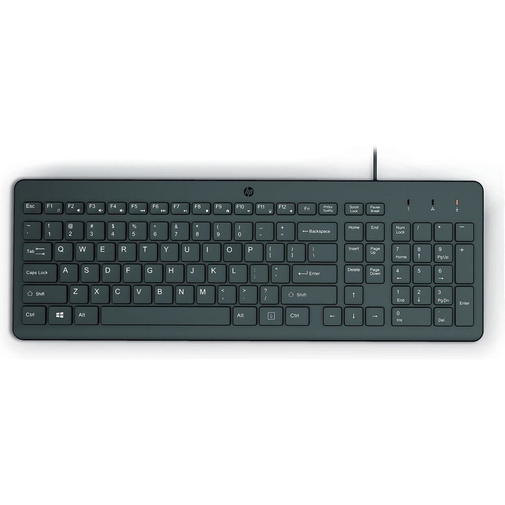 Teclado HP 150 Negro Qwerty Español