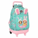 School Bag Na!Na!Na! Surprise Bunny Pink Turquoise 33 x 45 x 22 cm