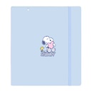 Carpeta de anillas Snoopy Love Azul 27 X 32 X 4 cm