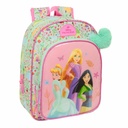 School Bag Disney Princess Bloom Pink Aquamarine 26 x 34 x 11 cm