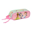 Double Carry-all Disney Princess Bloom Green Pink 21 x 8 x 6 cm