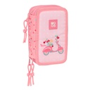 School Case with Accessories Moos Passion Multicolour 12,5 x 19,5 x 5,5 cm 37 Pieces