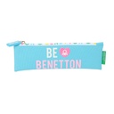 Holdall Benetton Unique Pink Turquoise 20 x 6 x 1 cm