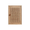 Armario de llaves Home ESPRIT Natural 19 x 6 x 27 cm