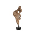 Figura Decorativa Home ESPRIT Negro Marrón claro Moderno 26 X 8 X 56 CM