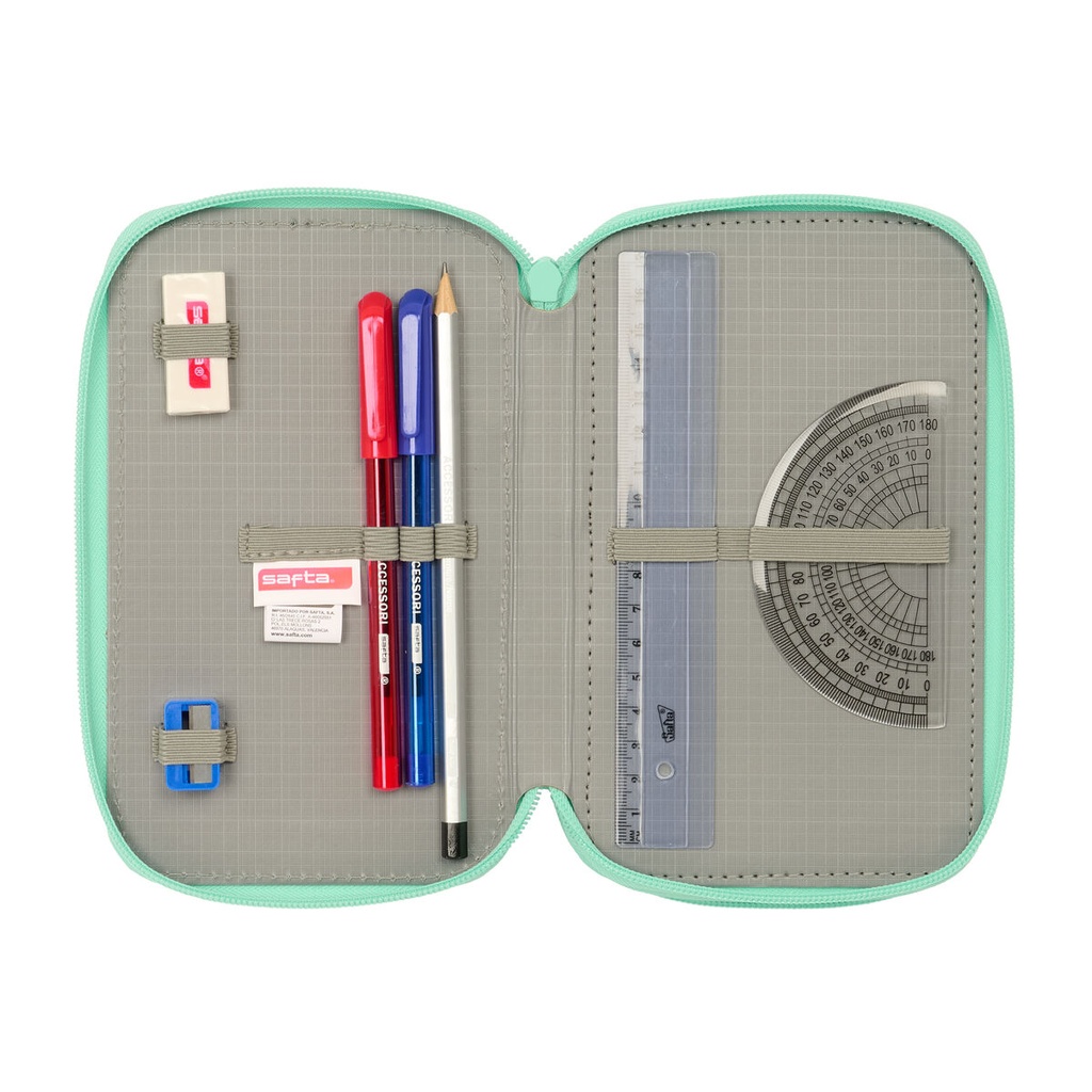 Portatodo Safta Cuore Menta 12,5 x 19,5 x 5,5 cm 37 Piezas