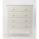 Tocador Home ESPRIT Blanco ABS Espejo Madera MDF 75 x 42 x 140 cm