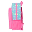 School Bag Gabby's Dollhouse Confetti Pink Turquoise 26 x 34 x 11 cm