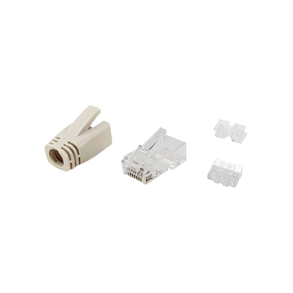 Category 6 UTP RJ45 Connector Equip 121176 Transparent 100 Units