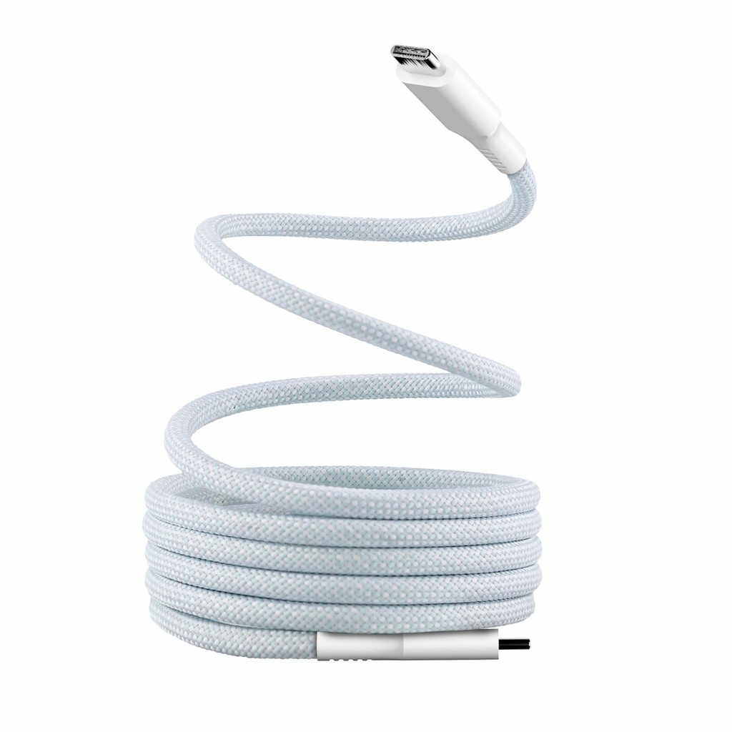 Cable USB-C a USB-C T'NB TCPDMAGBL 1,5 m Azul Blanco