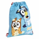 Bolsa Mochila con Cuerdas Bluey Azul 27 x 33 cm