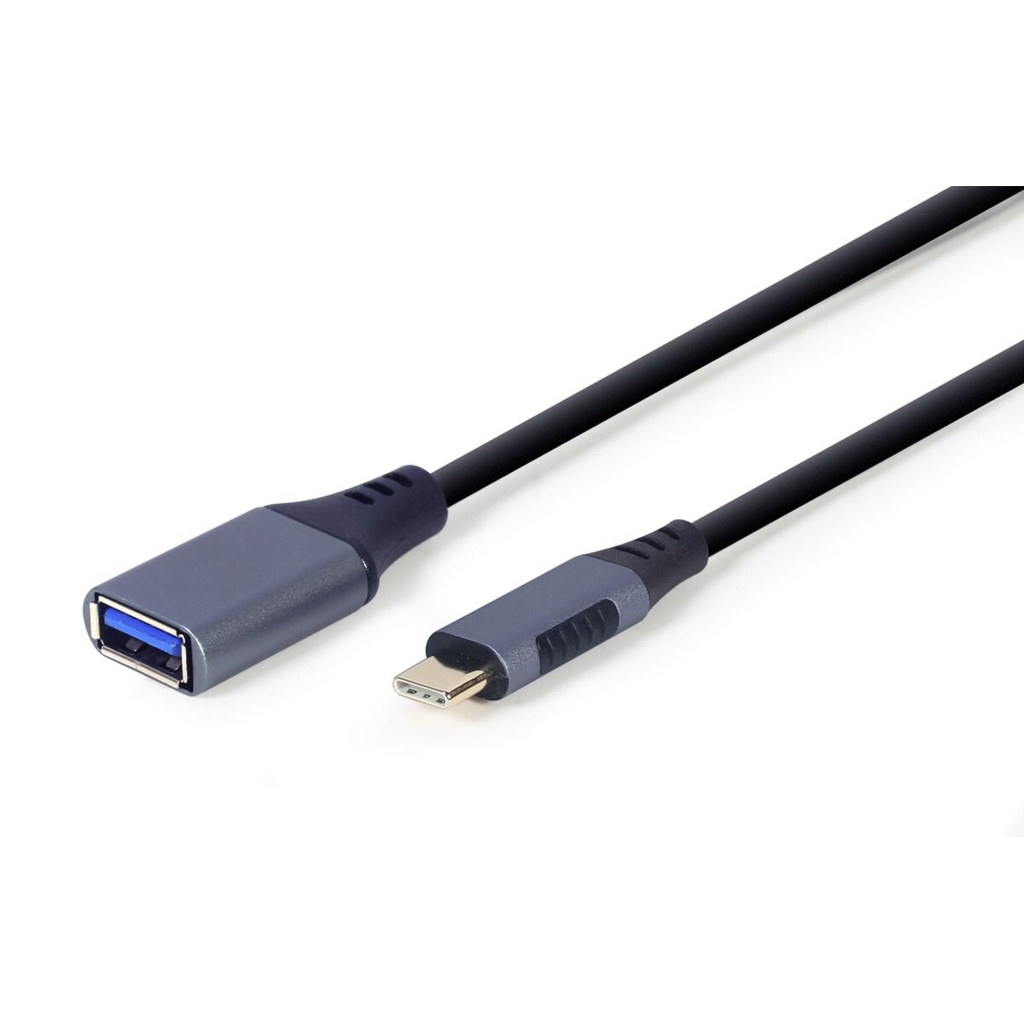 Cable USB A a USB-C GEMBIRD A-USB3C-OTGAF-01 Gris