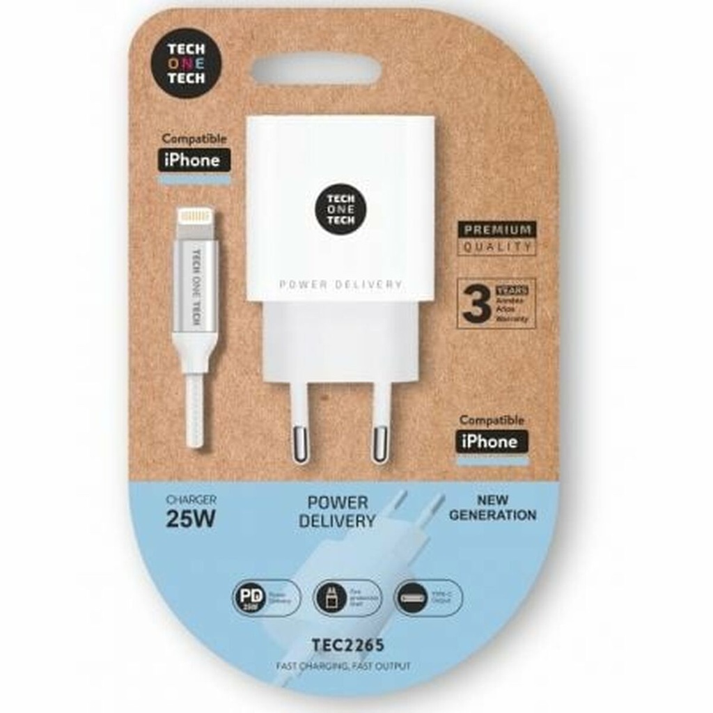 Cargador de Pared Tech One Tech TEC2265 25 W