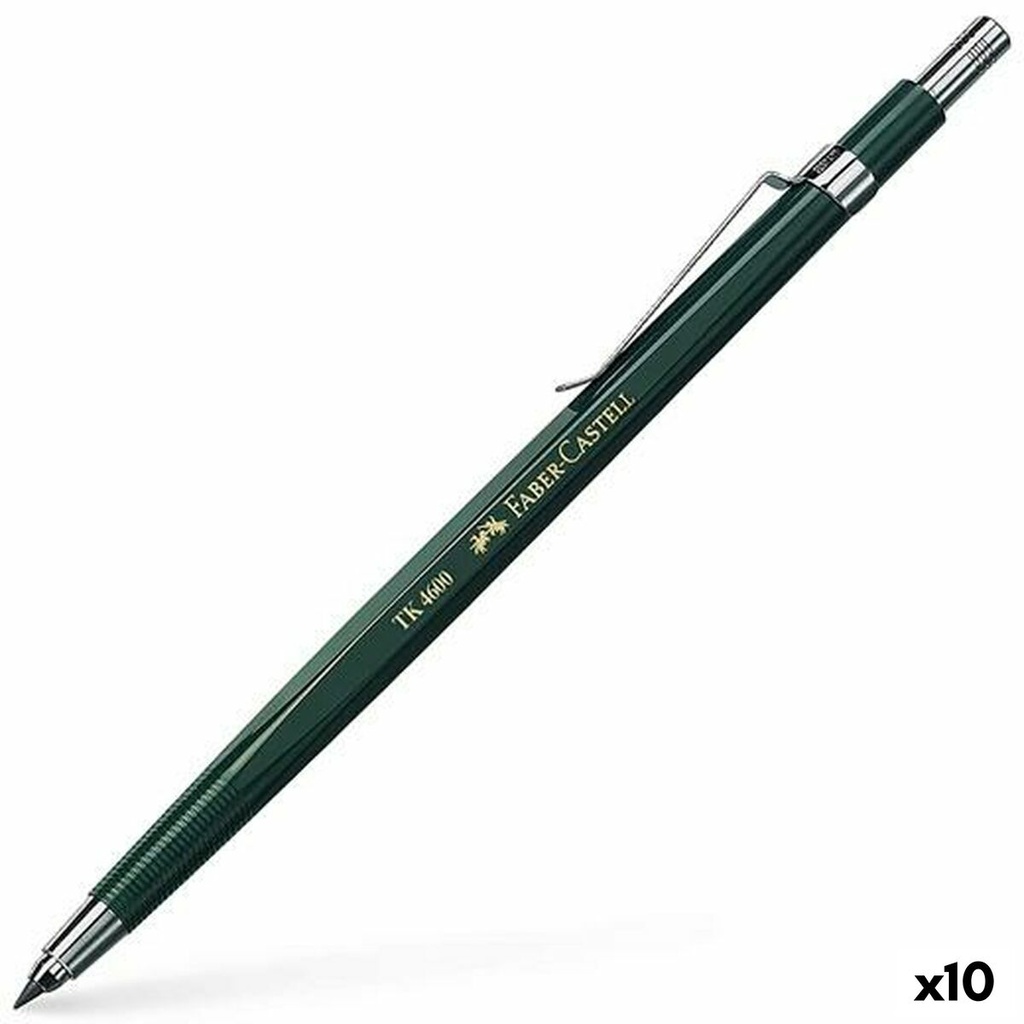 Pencil Lead Holder Faber-Castell Tk 4600 Green 0,7 mm (10 Units)