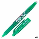 Pen Pilot Frixion Ball Erasable ink Green 0,5 mm 0,7 mm (12 Units)