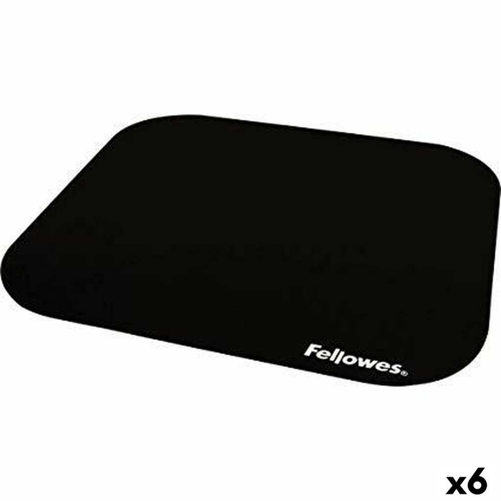 Alfombrilla Antideslizante Fellowes    Negro Poliéster Caucho (6 Unidades)