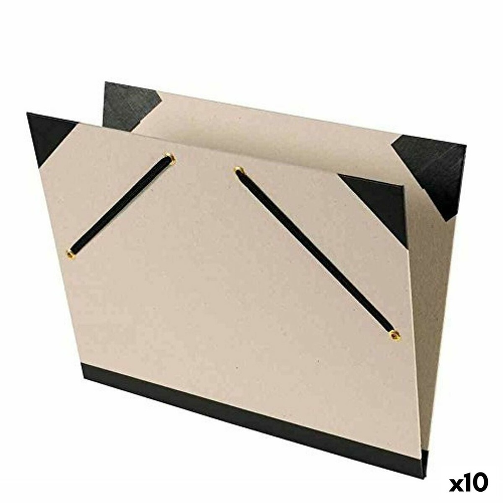 Carpeta Canson Dibujo Gris A2 Cartón (10 Unidades)