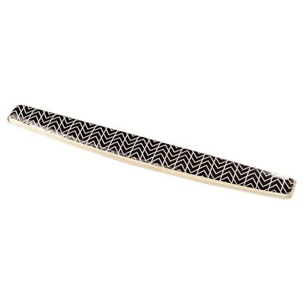 Reposamuñecas para Teclado Fellowes Blanco Negro 1 x 5,7 x 47,3 cm