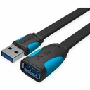 Cable Alargador USB Vention VAS-A13-B200 Negro 2 m (1 unidad)