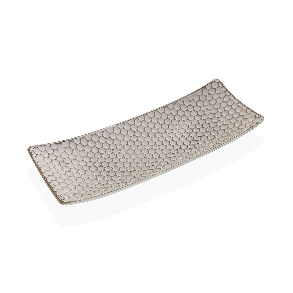 Centerpiece Versa White MDF Wood 13 x 3 x 34 cm