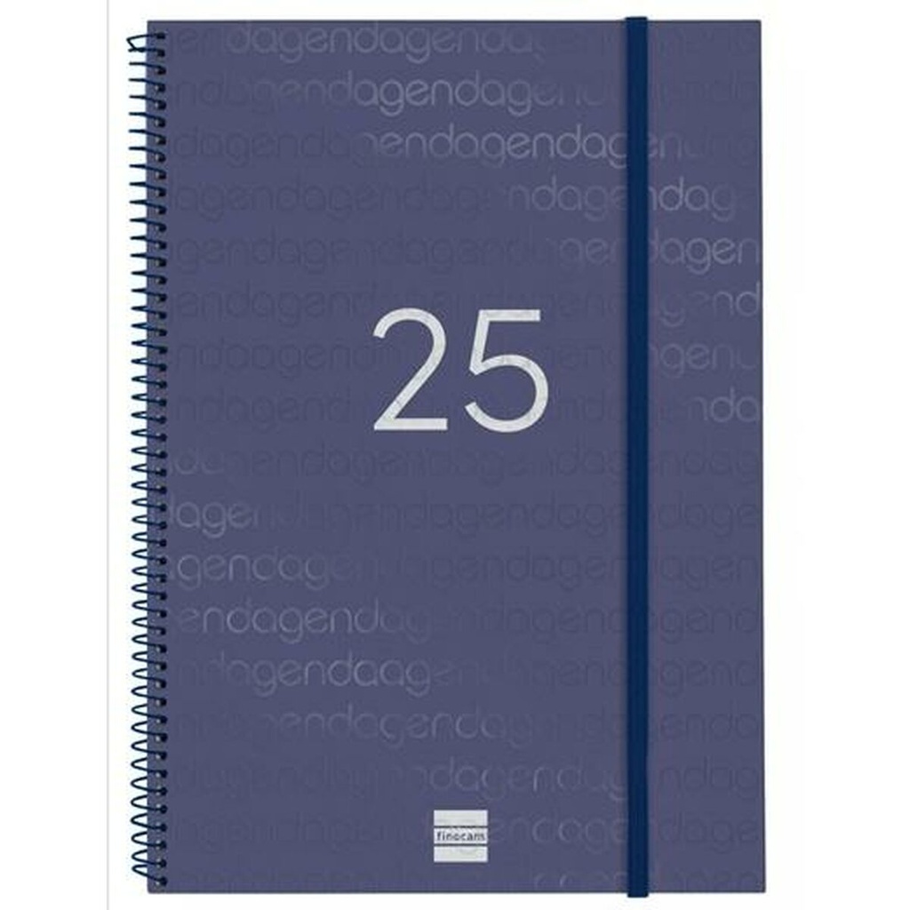 Agenda Finocam YEAR Azul A4 21 x 29,7 cm 2025