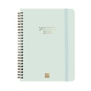 Diary Finocam ALMA Mint A5 15,5 x 21,2 cm 2025