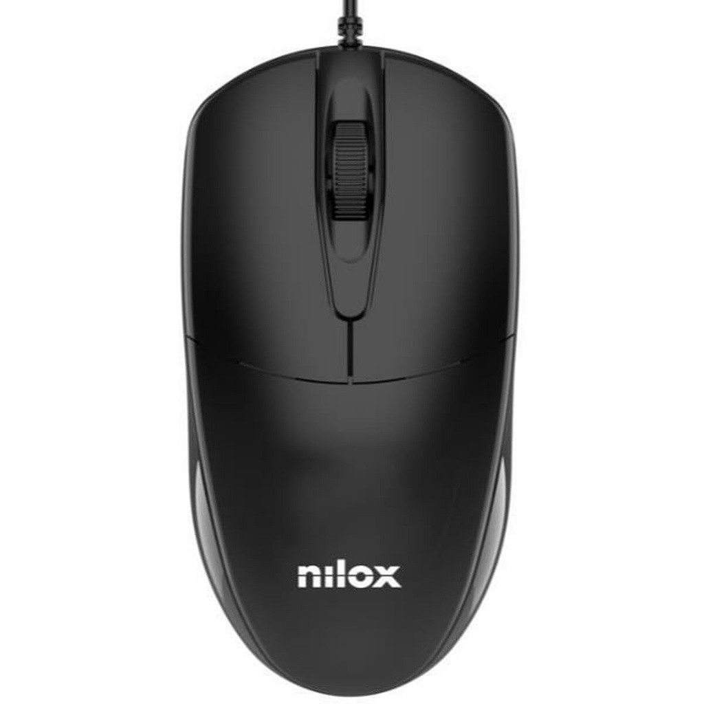 Ratón Nilox MOUSB1012 Negro 1200 DPI