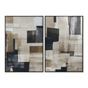 Lienzo Home ESPRIT Terciopelo Lienzo 83 x 4 x 123 cm
