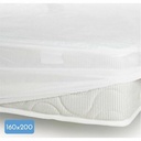 Protector de colchón Lovely Home Blanco 200 x 160 cm