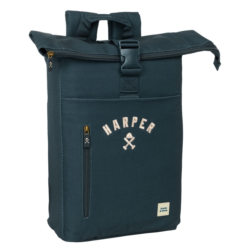 Mochila para Portátil Harper & Neyer Azul marino 28 x 42 x 13 cm