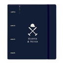 Ring binder Harper & Neyer Navy Blue 27 X 32 X 4 cm