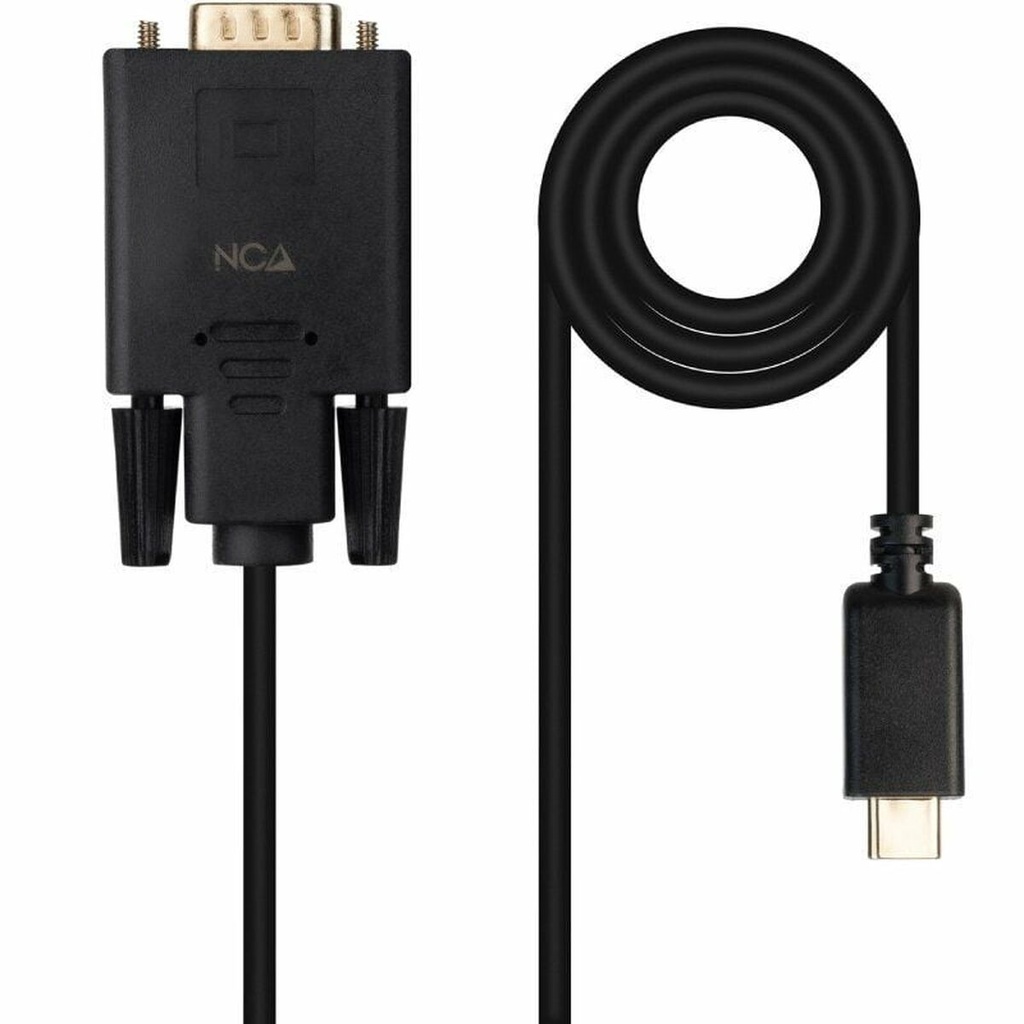 Cable USB NANOCABLE 10.15.5202 Negro 1,8 m