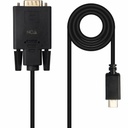Cable USB NANOCABLE 10.15.5202 Negro 1,8 m