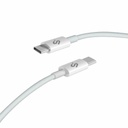 Cable USB-C a USB-C Subblim SUBCAB-C10010 1 m Blanco Negro