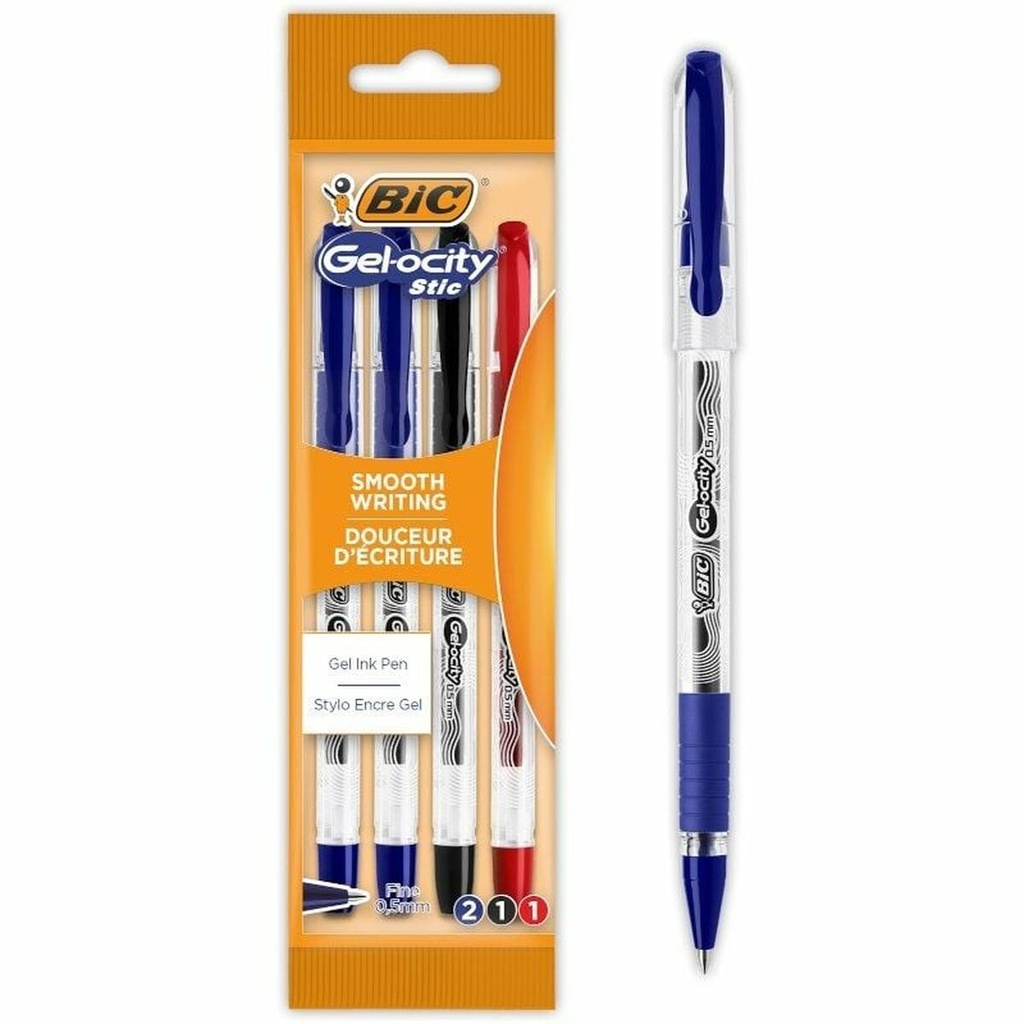 Set de Bolígrafos Bic Gelocity Stic 992599