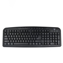 Keyboard Ewent EW3195 Black Spanish Qwerty QWERTZ