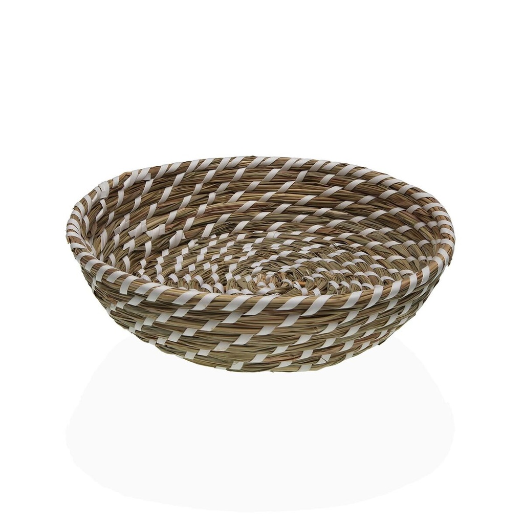 Multi-purpose basket Versa Textile Water hyacinth 25 x 8 x 25 cm