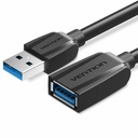 Cable Alargador USB Vention VAS-A45-B300 Negro 3 m