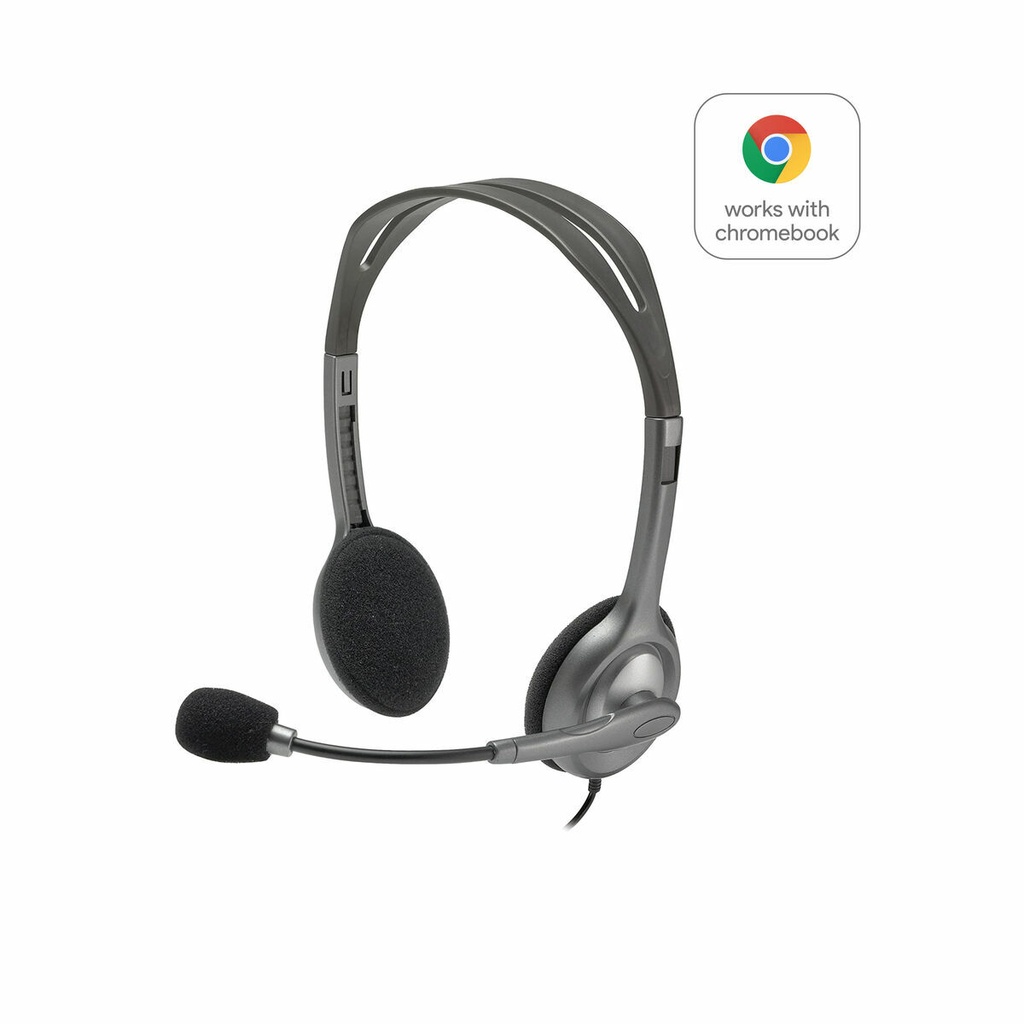 Auriculares de Diadema Logitech Negro Gris (Reacondicionado A)