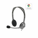 Auriculares de Diadema Logitech Negro Gris (Reacondicionado A)