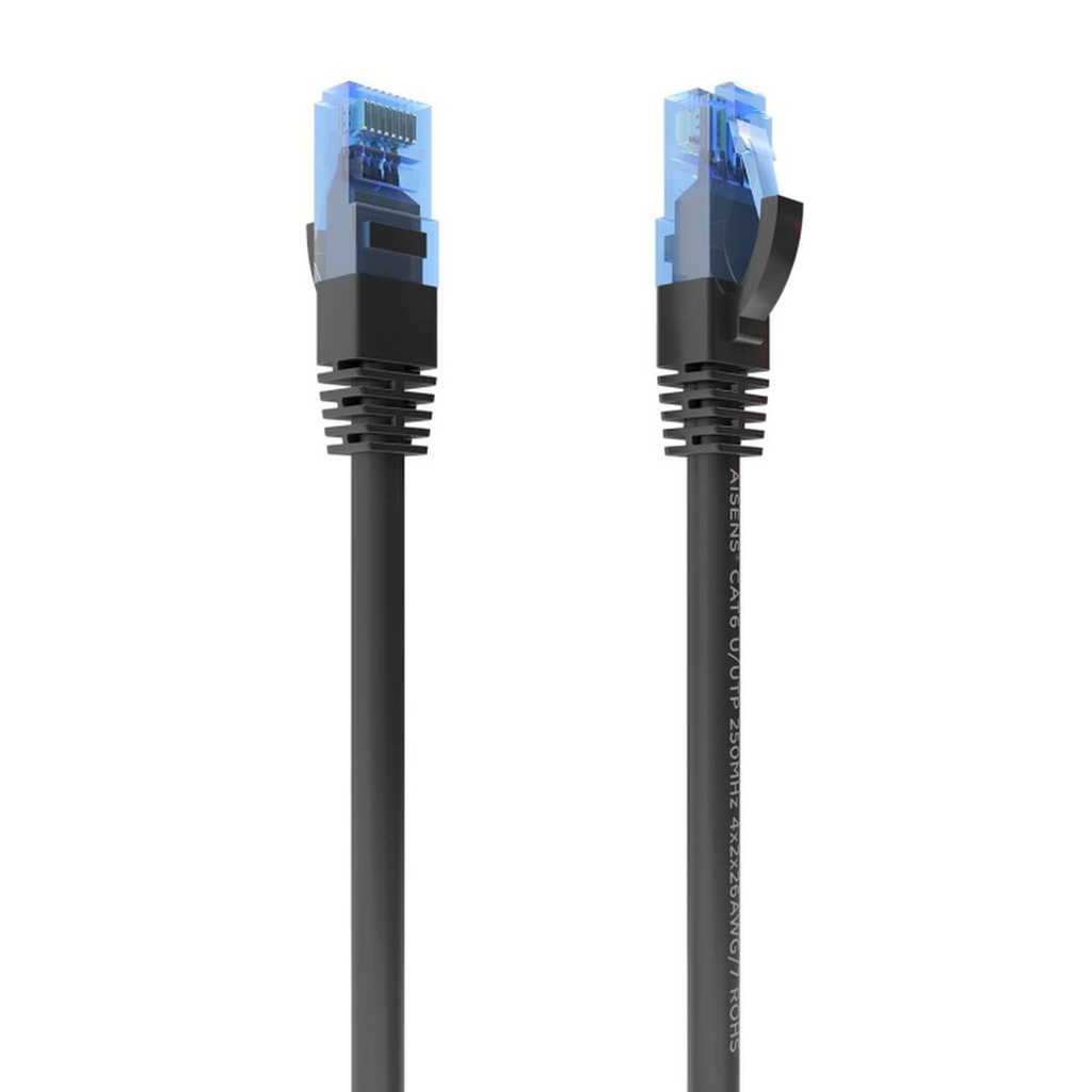 UTP Category 6 Rigid Network Cable Aisens Black