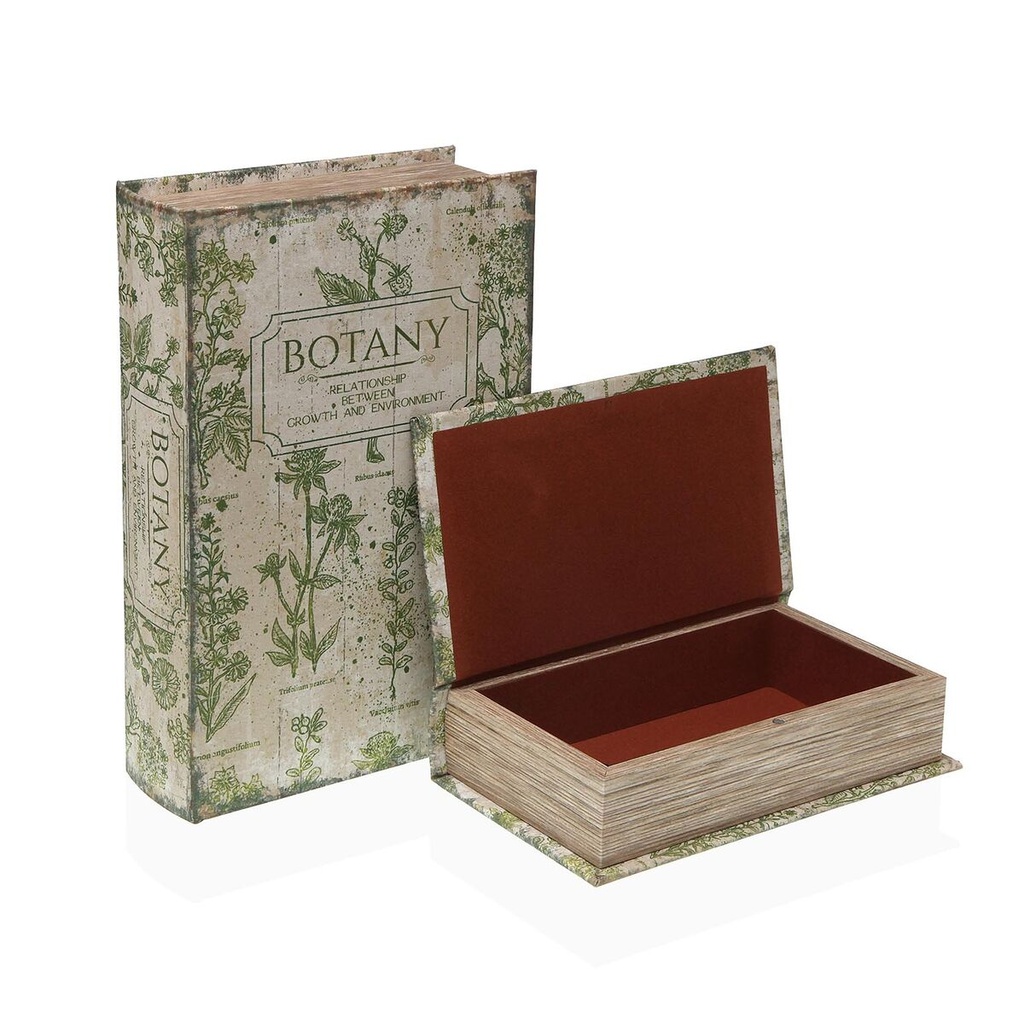 Decorative box Versa Canvas MDF Wood Bird