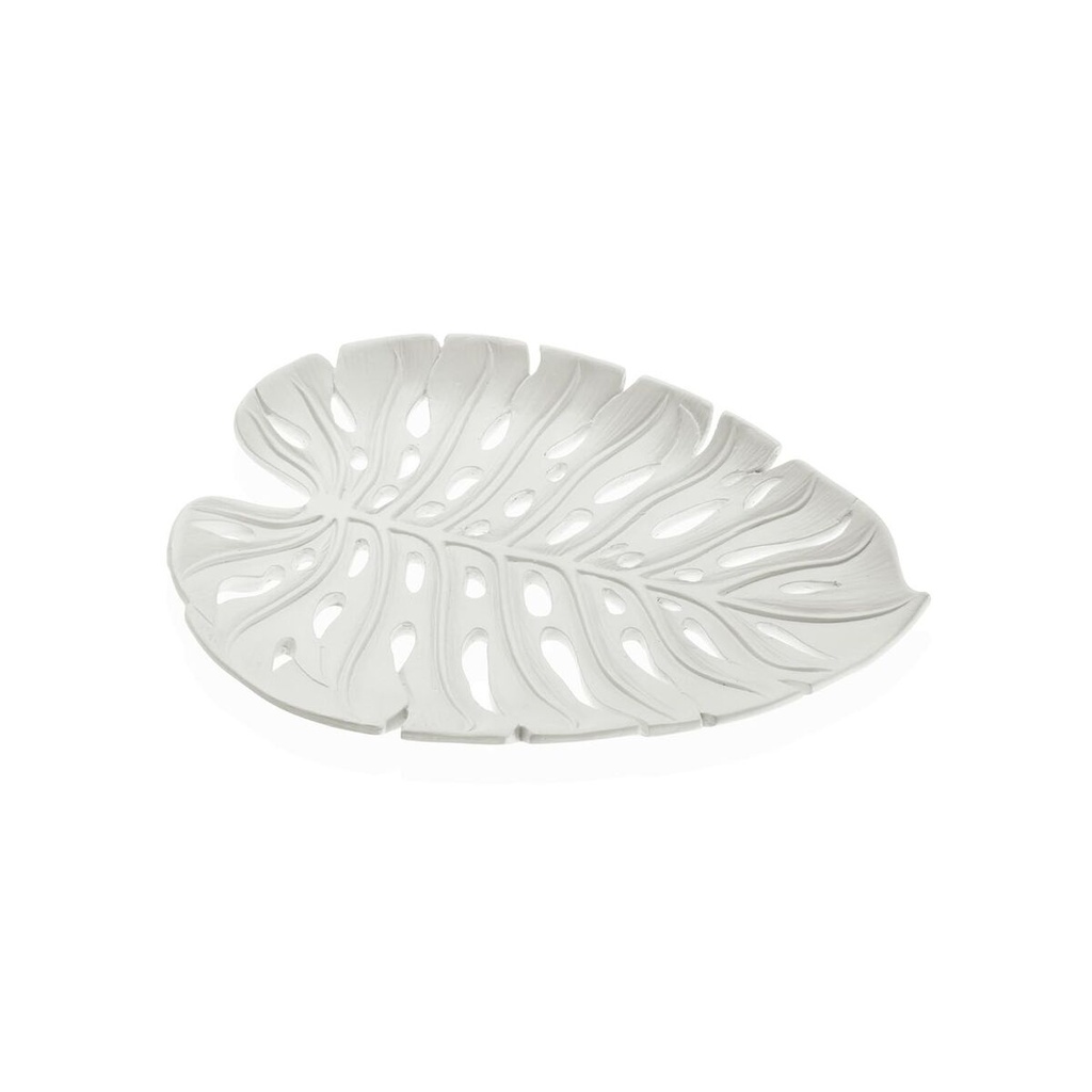 Centerpiece Versa White Resin 2,3 X 19 X 23,5 CM