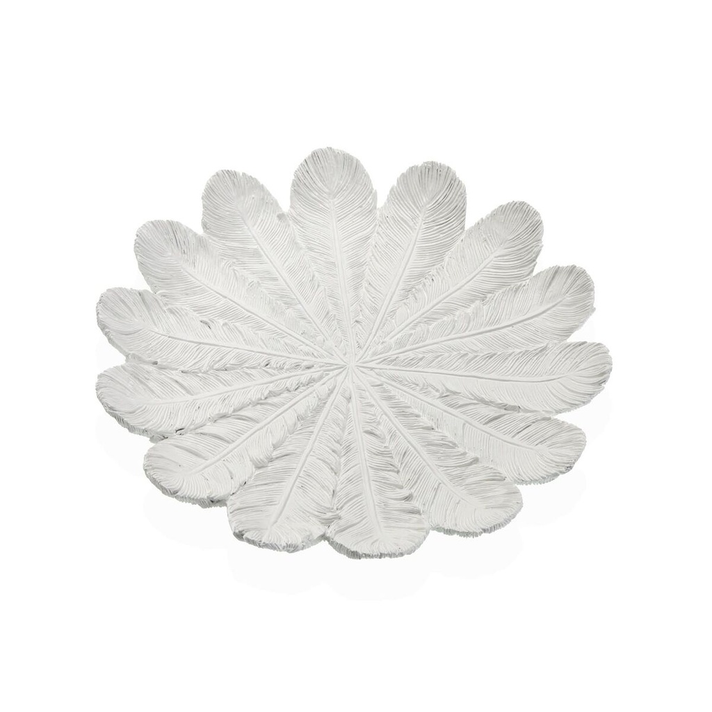 Centro de Mesa Versa Blanco Flor 2,3 X 24,2 X 30 CM
