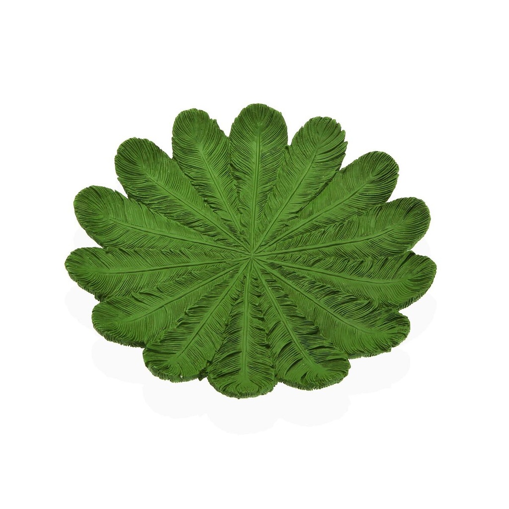 Centerpiece Versa Green Resin 2,3 X 24,2 X 30 CM Flower