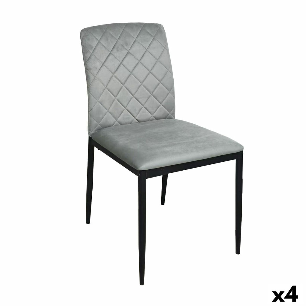 Silla Versa ZEGERS  Gris 58 x 83 x 44 cm (4 Unidades)