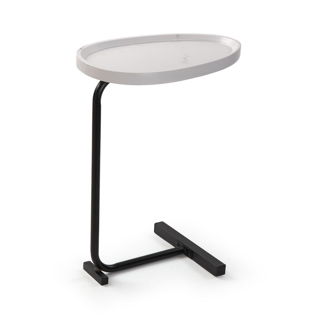 Side table Versa Nela White 30 x 60 x 45 cm