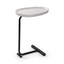 Side table Versa Nela White 30 x 60 x 45 cm